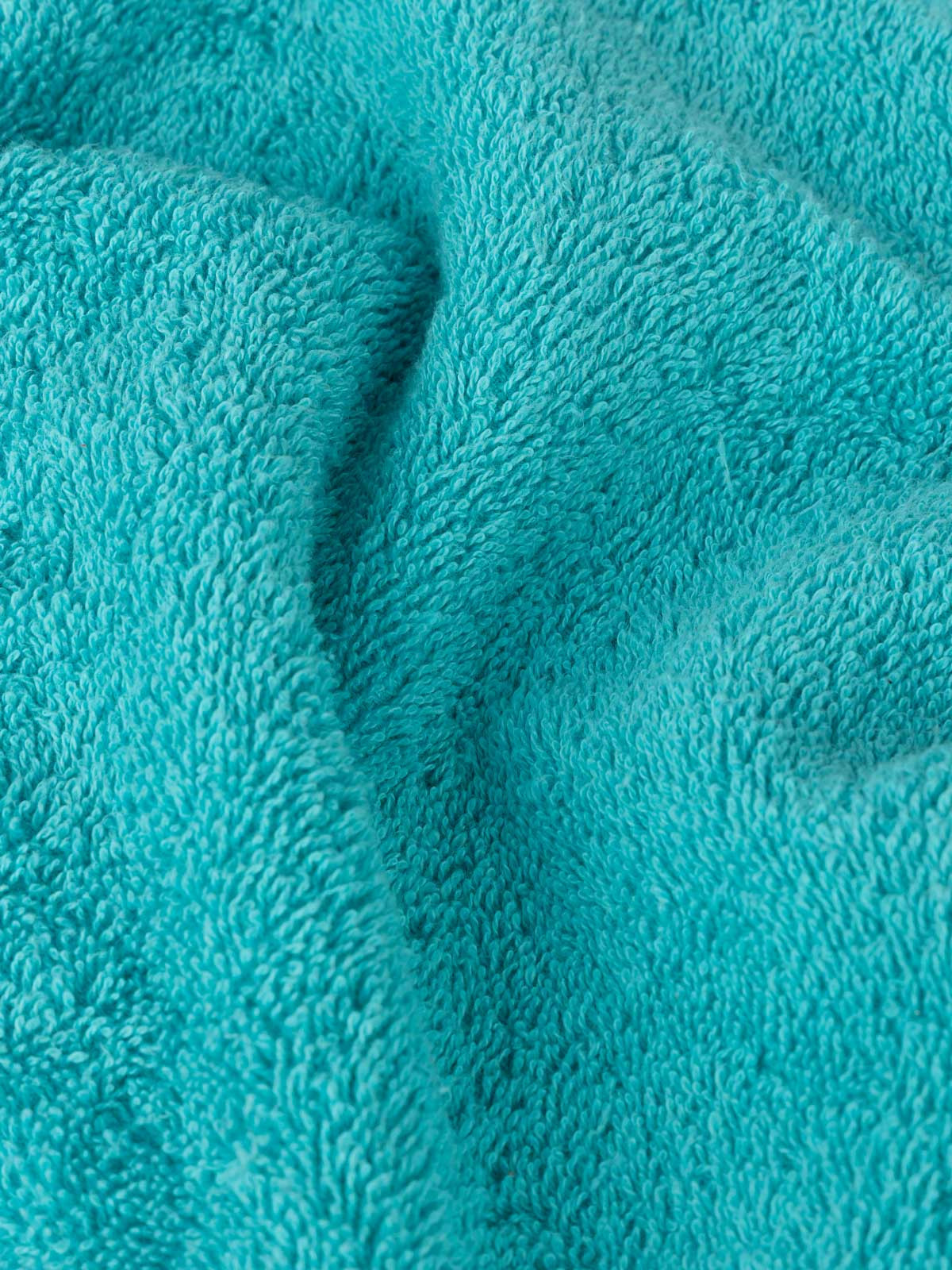 Serviette de toilette turquoise 50x90 cm