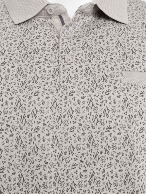 Polo fleuri grande taille...