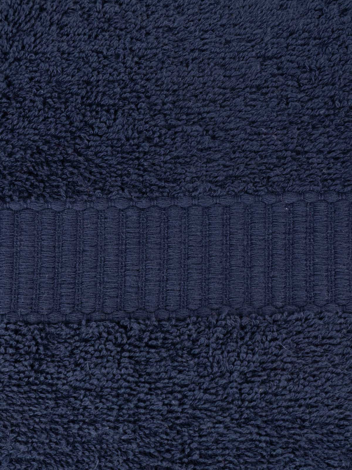 Serviette de toilette bleu nuit 50x90 cm