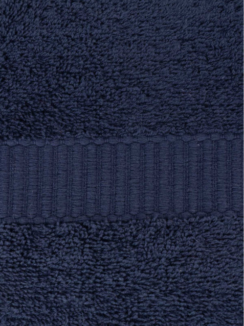 Serviette de toilette bleu nuit 50x90 cm