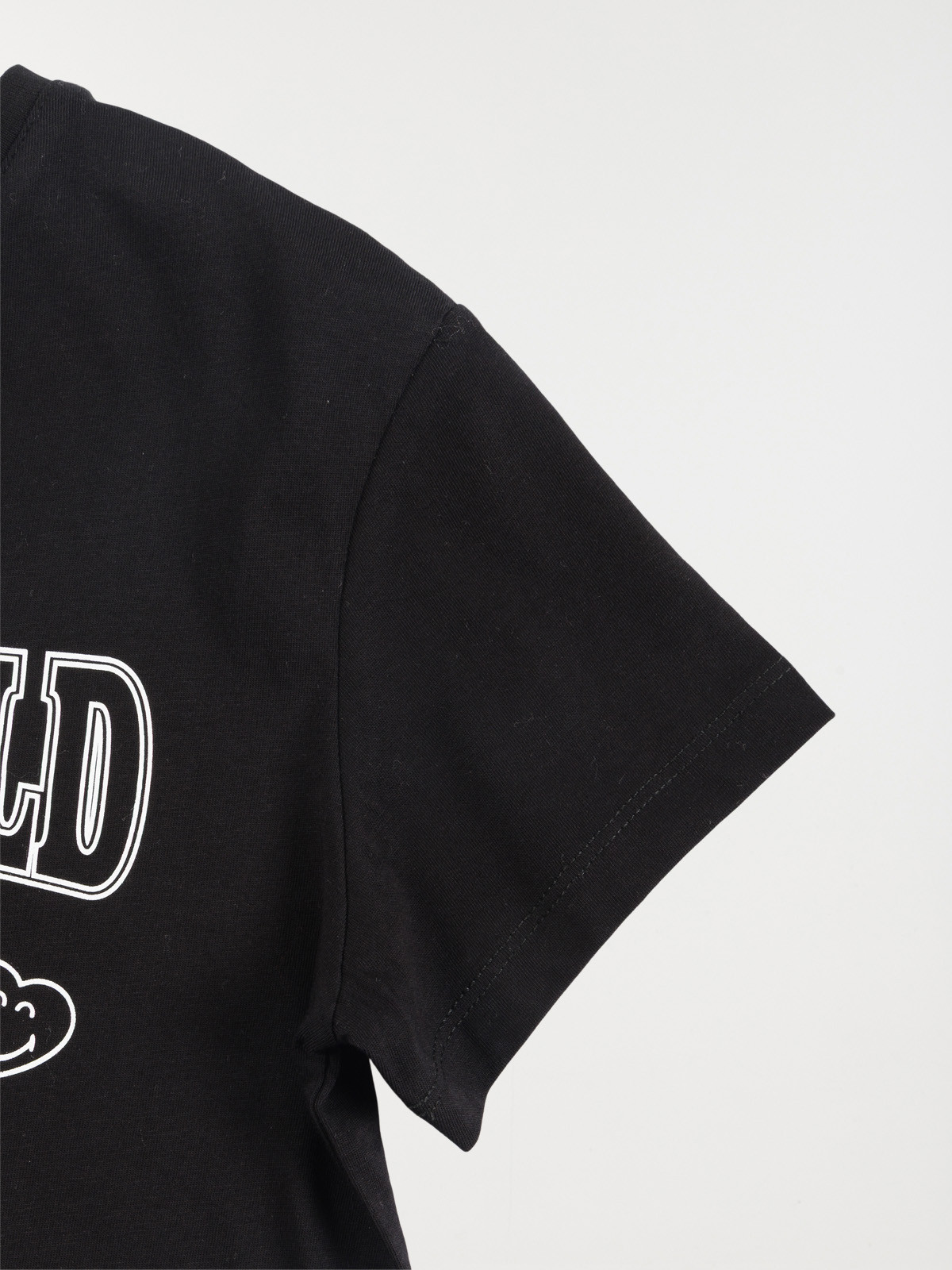 Tee-shirt Smiley fille noir (XXS-M) Tee-shirt Smiley fille noir (XXS-M)