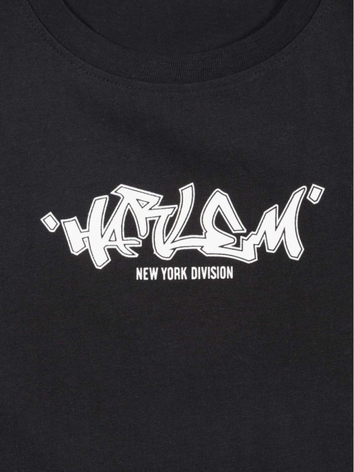 Tee-shirt Harlem noir garçon (XXS-M) Tee-shirt Harlem noir garçon (XXS-M)