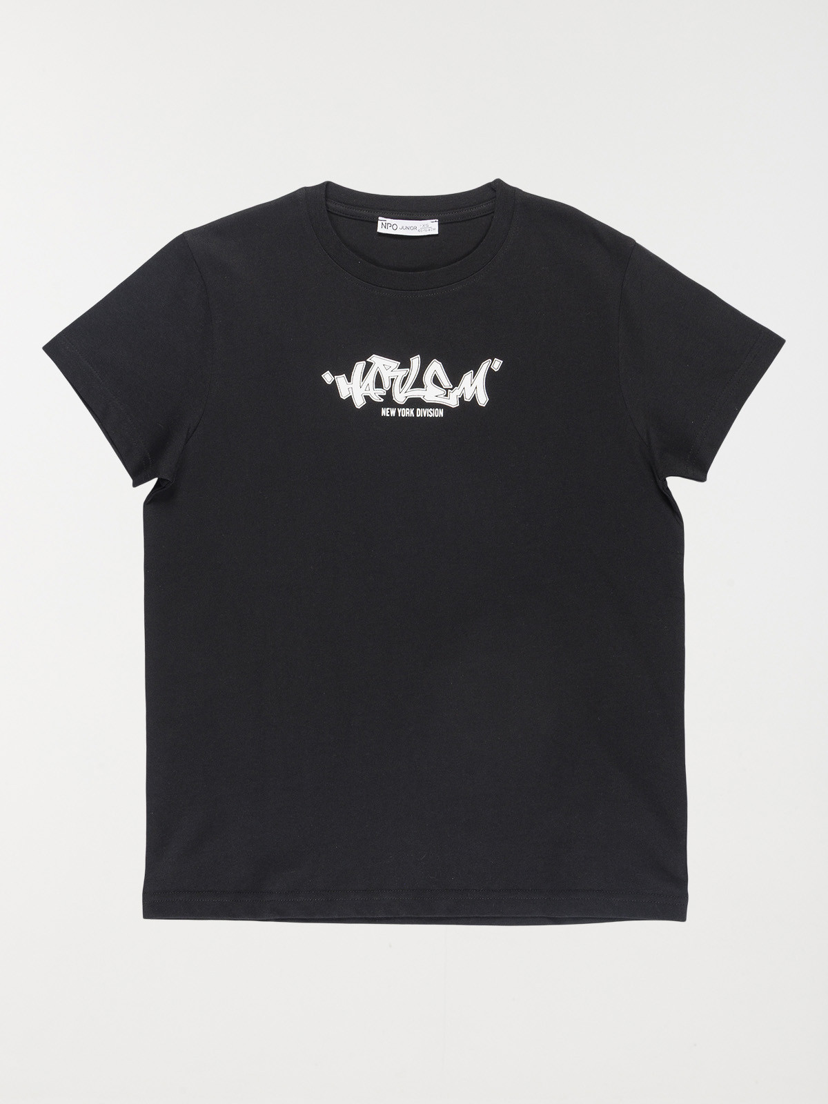 Tee-shirt Harlem noir garçon (XXS-S)