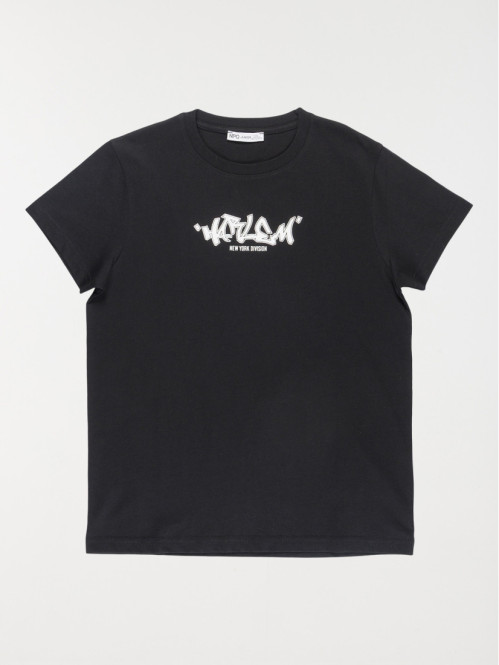 Tee-shirt Harlem noir garçon (XXS-S)