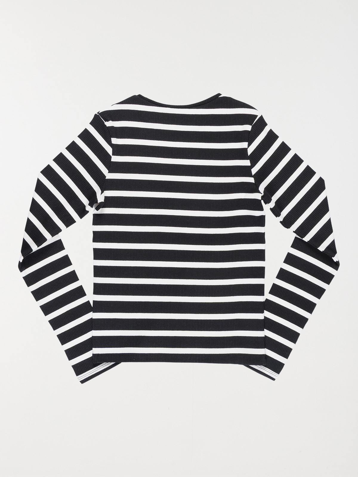 Tee-shirt rayé côtelé fille (XXS-M) Tee-shirt rayé côtelé fille (XXS-M)