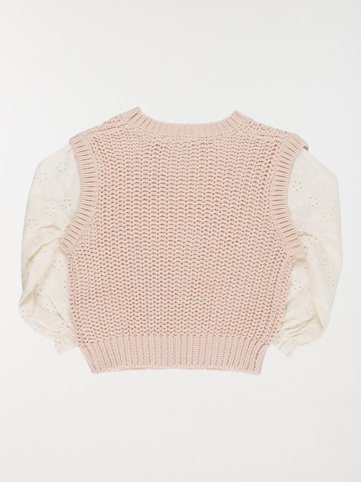 Pull fantaisie 2 en 1 fille (3-36M) Pull fantaisie 2 en 1 fille (3-36M)