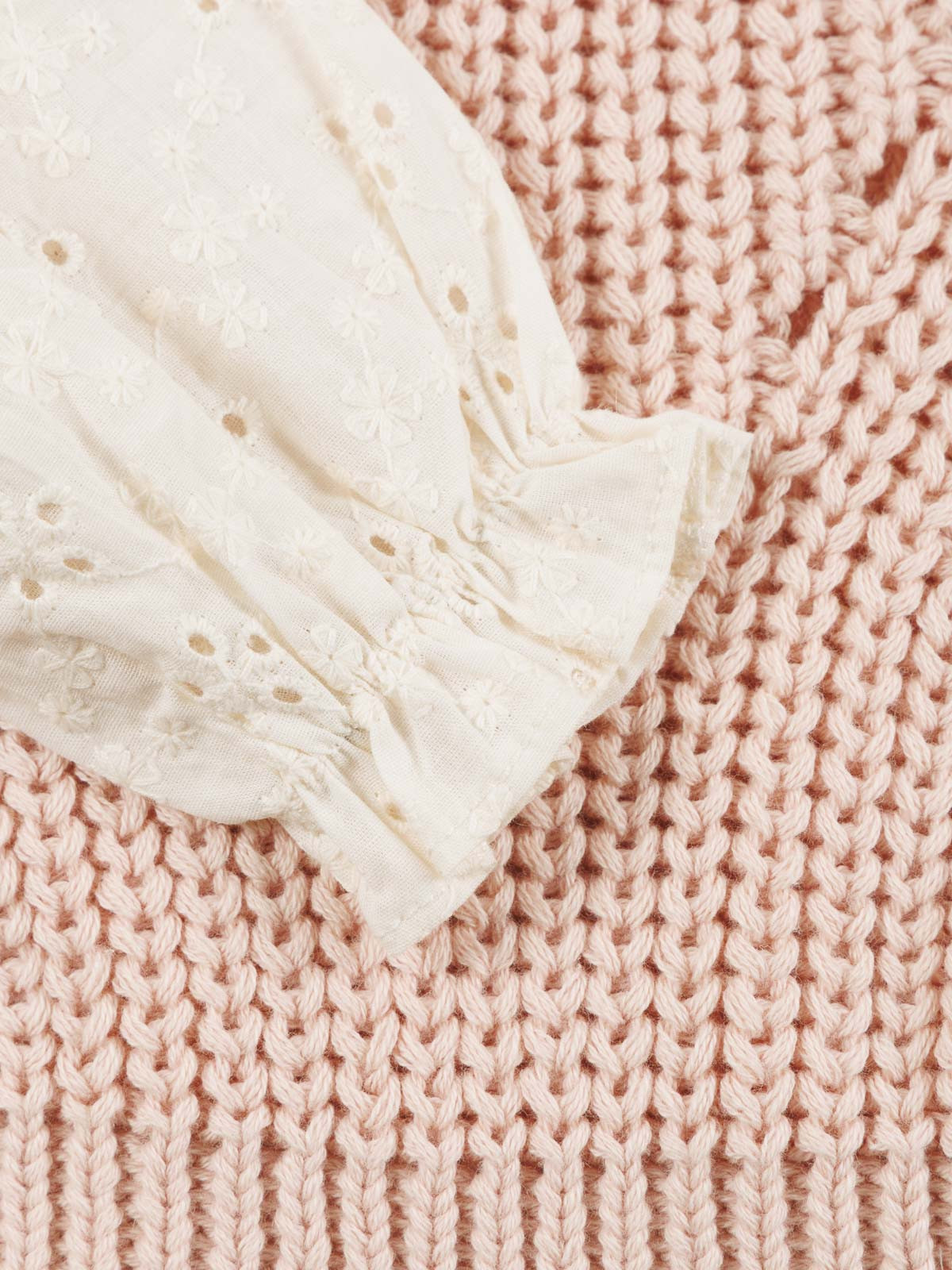 Pull fantaisie 2 en 1 fille (3-36M) Pull fantaisie 2 en 1 fille (3-36M)