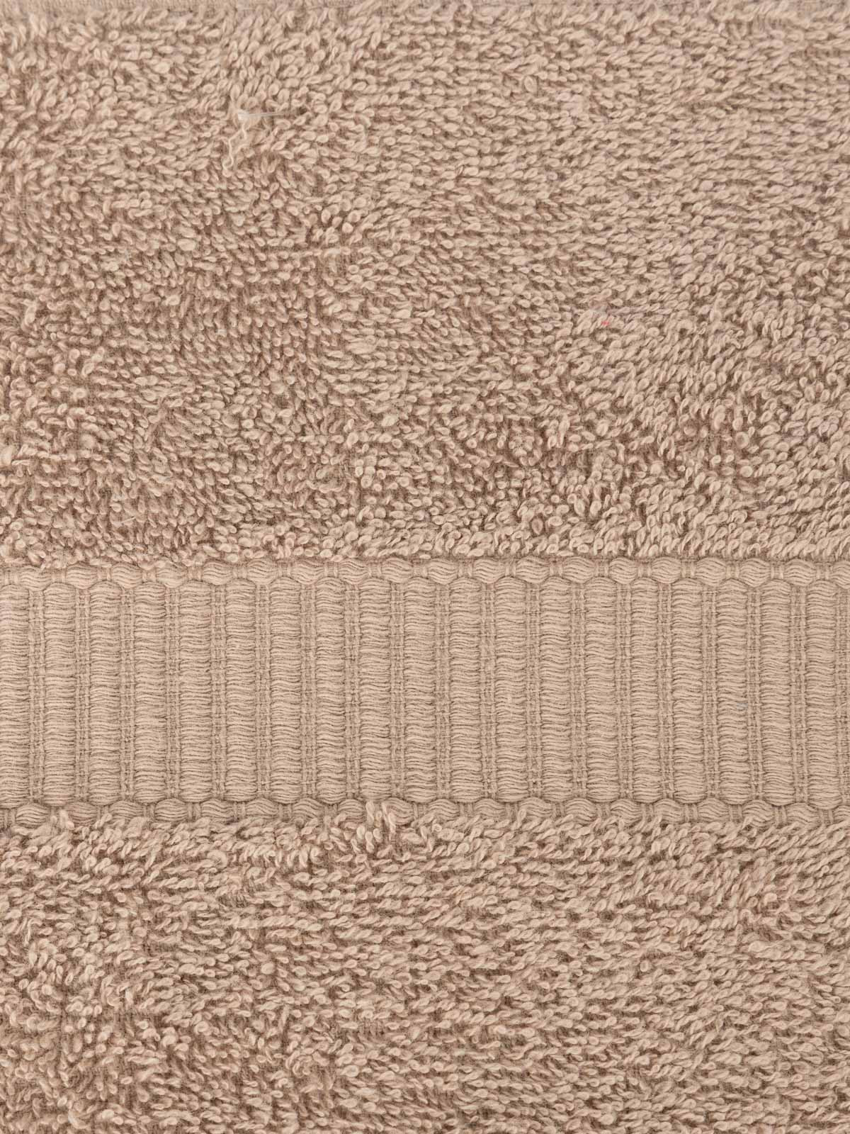 Serviette de toilette taupe 50 x 90 cm