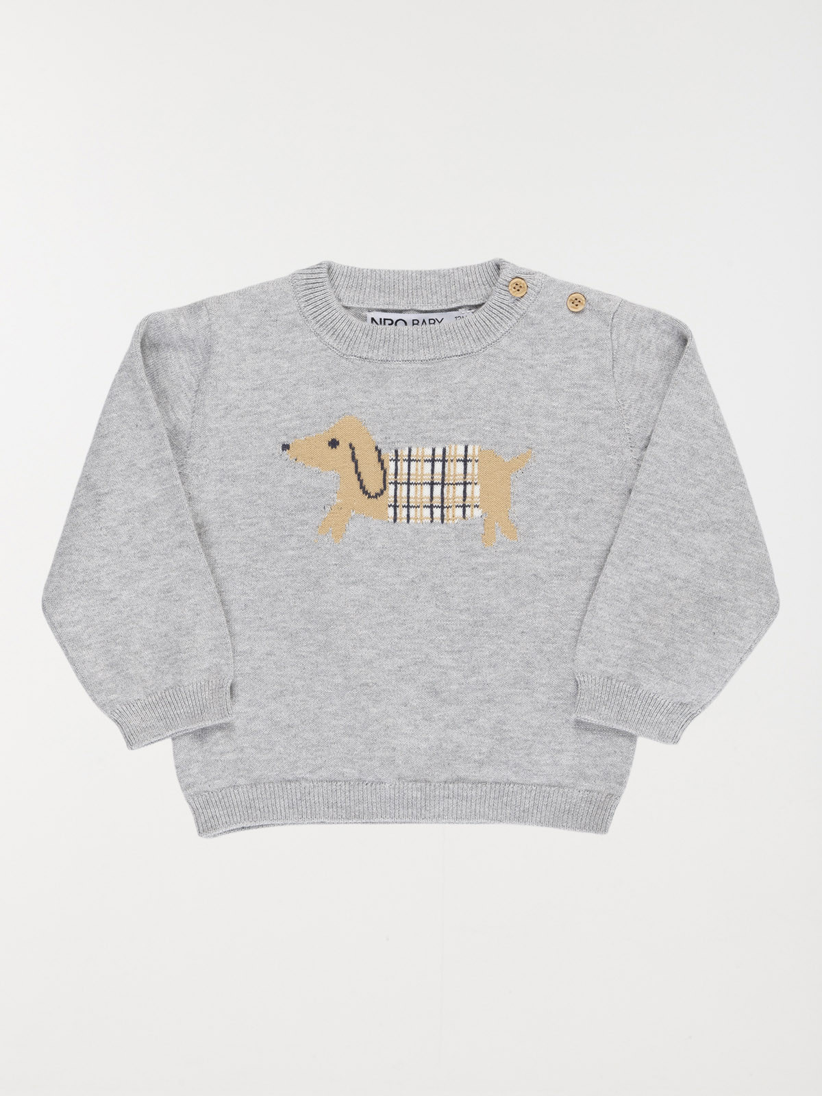 Pull garçon motif chien (3-36M)
