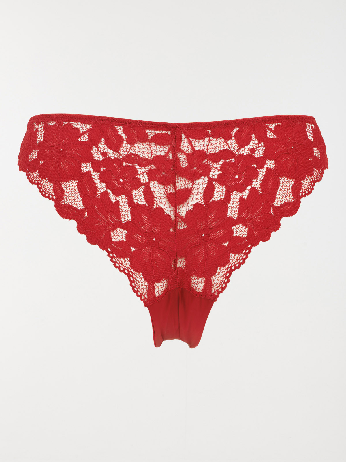 Tanga dentelle fleurie femme (S-XL)