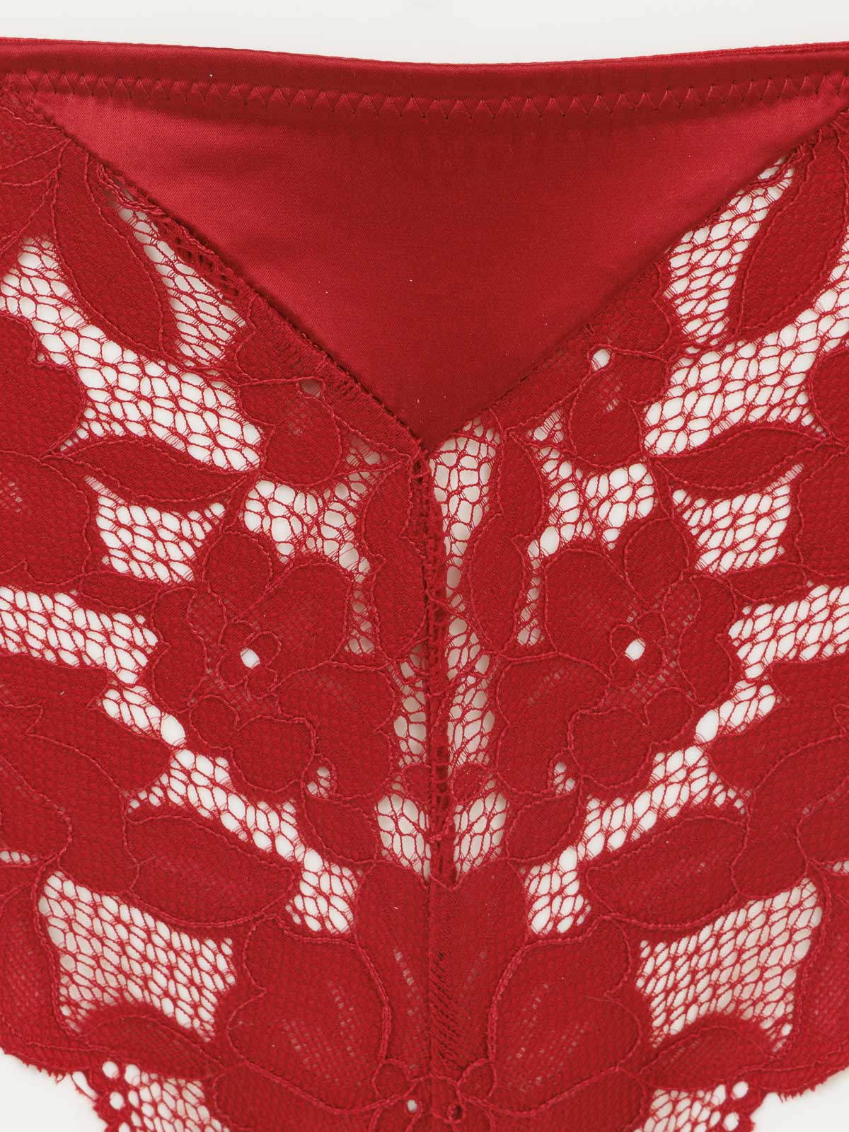 Tanga dentelle fleurie femme (S-XL)