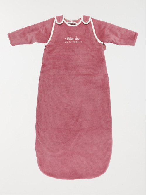 Gigoteuse réglable rose fille (6-24M)