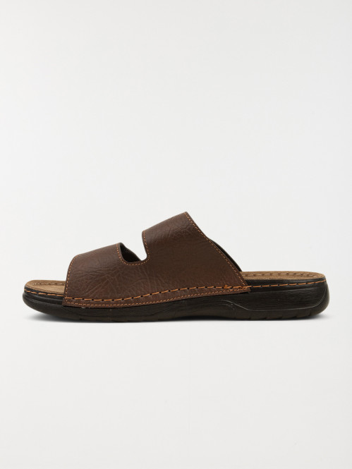 Nu-pied 2 brides marron...