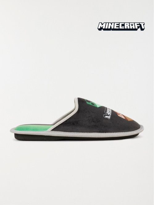 Chaussons mules Minecraft homme (40-45)