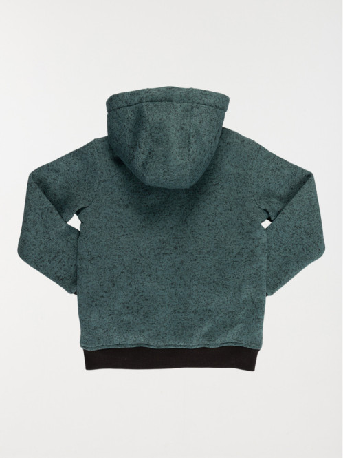 Sweat polaire zippé à...