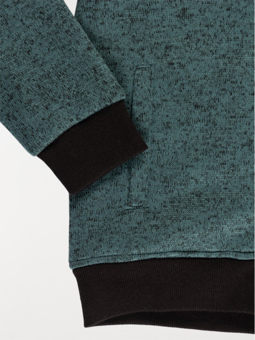 Sweat polaire zippé à...