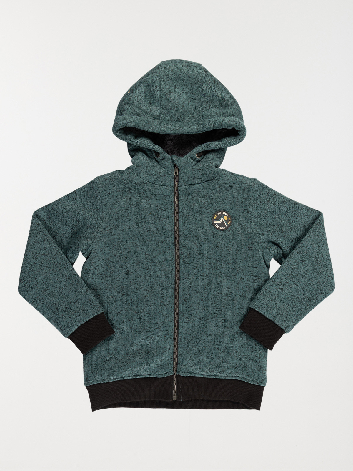 Sweat polaire zippé à capuche (3-12A)