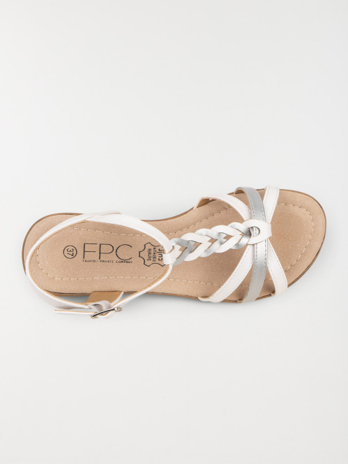Sandale blanche femme (36-41)