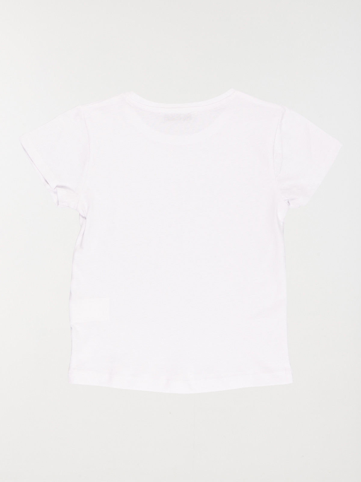 T-shirt basique uni blanc fille (3-12A) T-shirt basique uni blanc fille (3-12A)