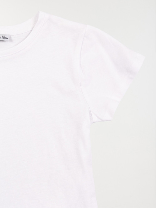 T-shirt basique uni blanc...