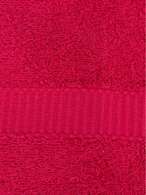 Serviette de toilette framboise 50x90 cm