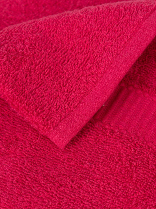 Serviette de toilette framboise 50x90 cm