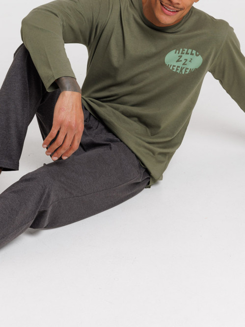 Pyjama hello week-end homme