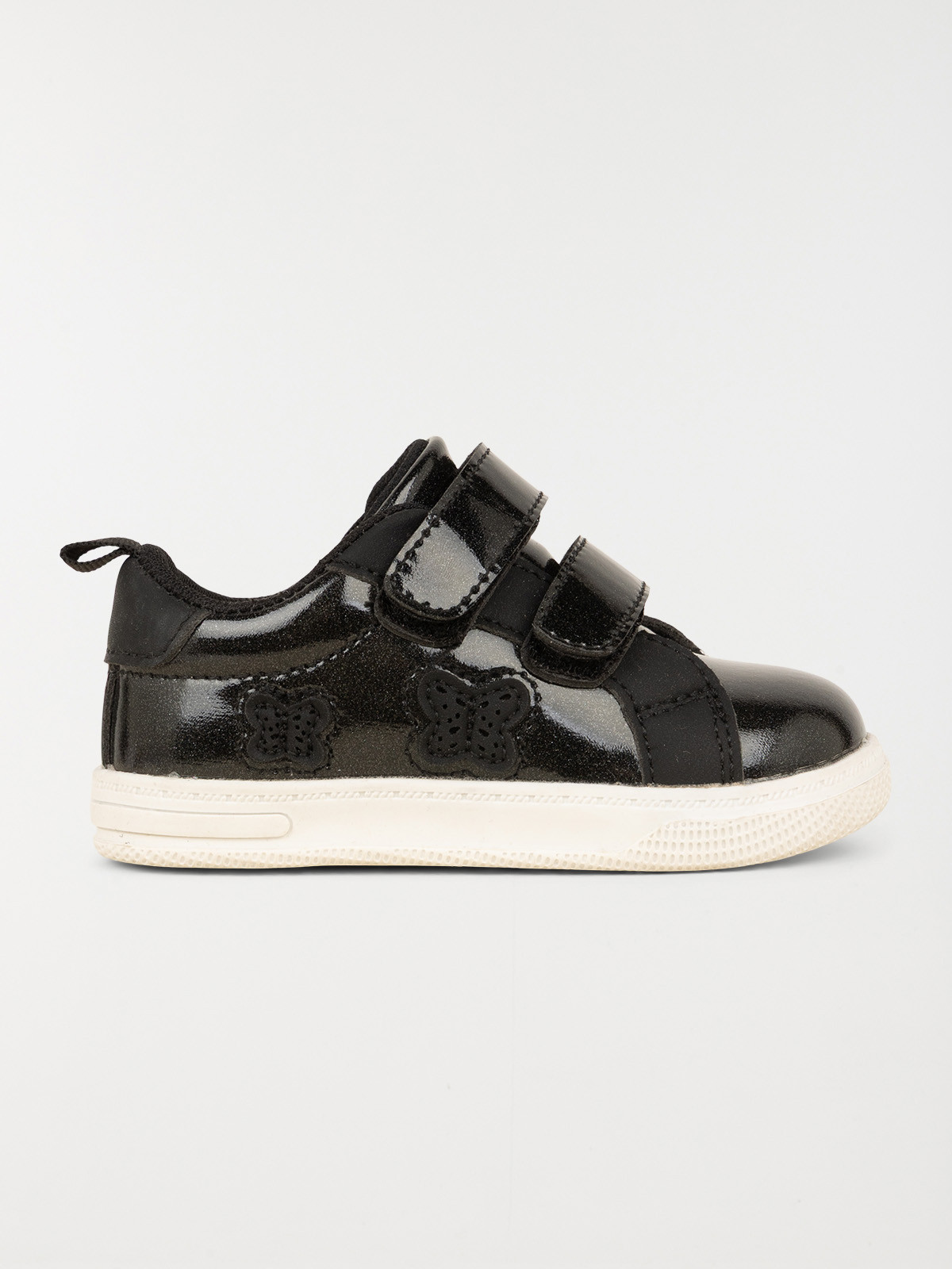 Baskets noires papillons fille (19-23)