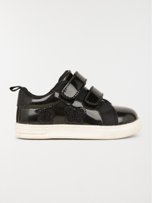 Baskets noires papillons fille (19-23)