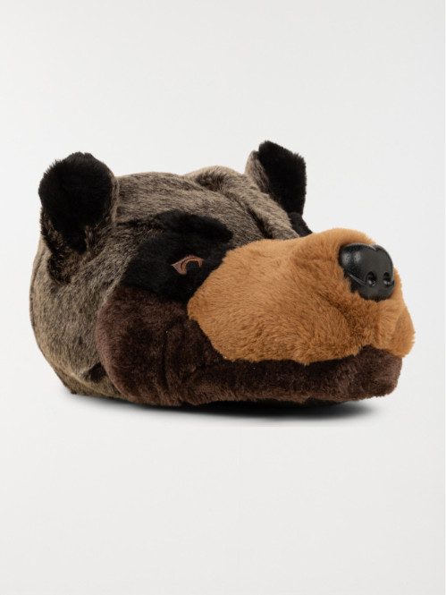 Chausson 3D ours marron...