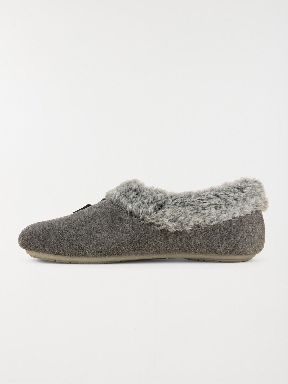 Chaussons noeuds fourrés femme (36-41)