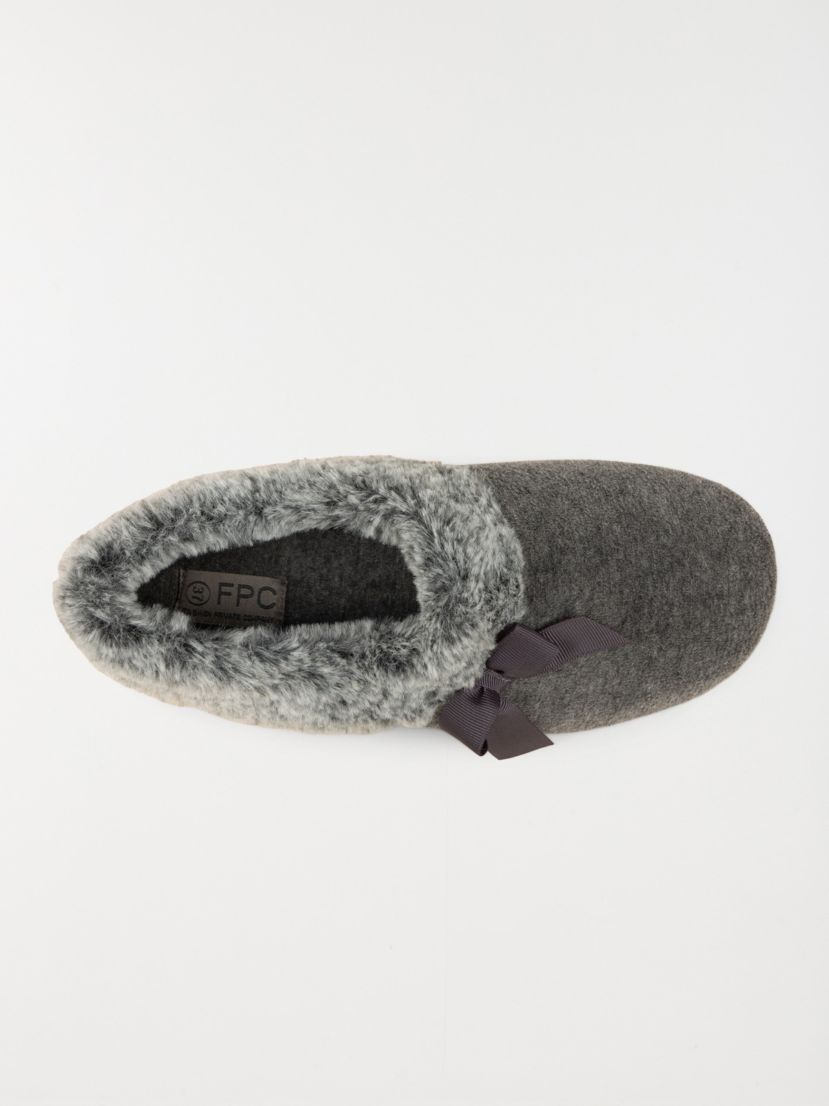 Chaussons noeuds fourrés femme (36-41)