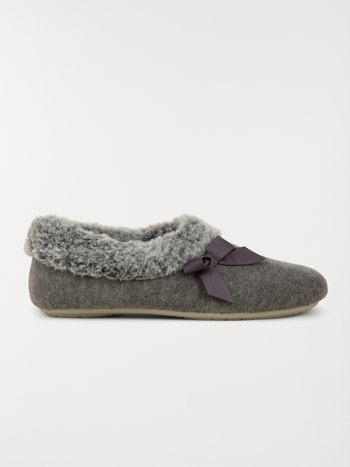 Chaussons noeuds fourrés femme (36-41)