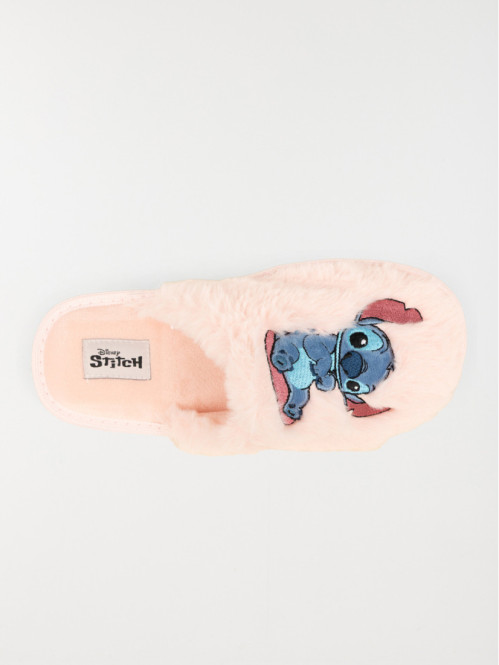Chaussons roses Stitch...