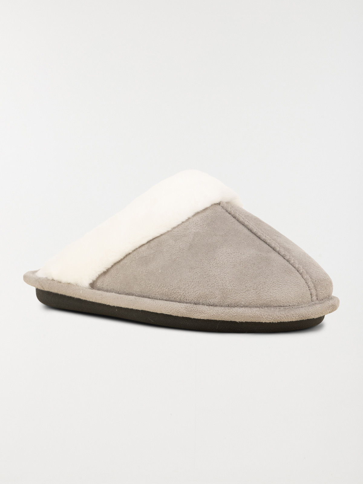 Chaussons revers fourrés femme (36-41)