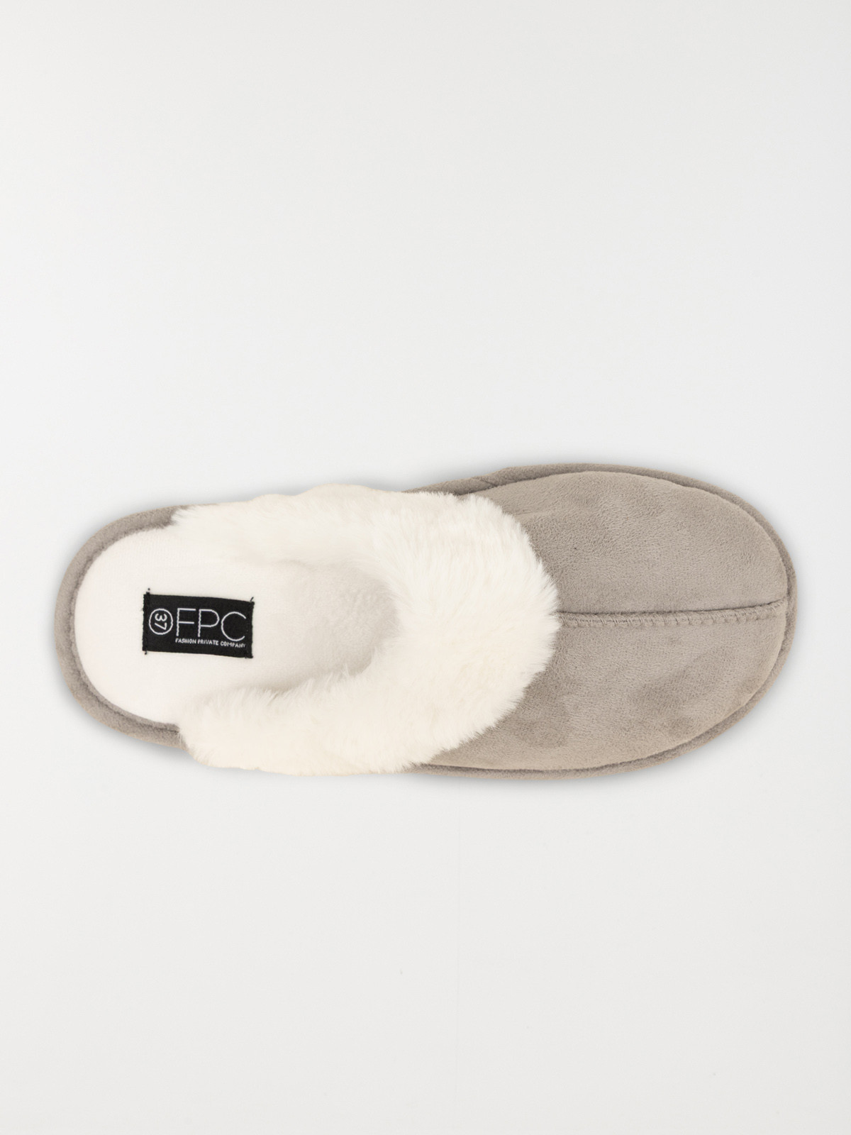 Chaussons revers fourrés femme (36-41)