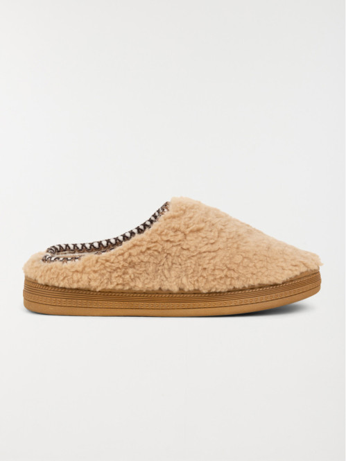 Chausson doux camel femme...