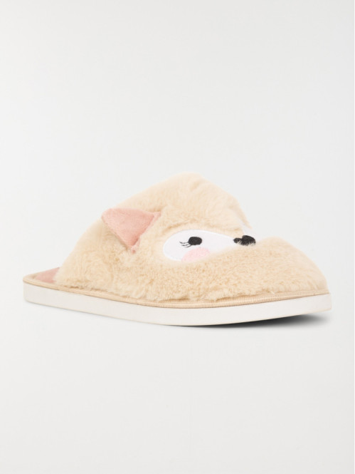 Chausson faon beige (36-41)