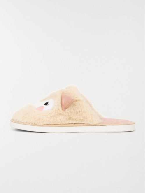 Chausson faon beige (36-41)