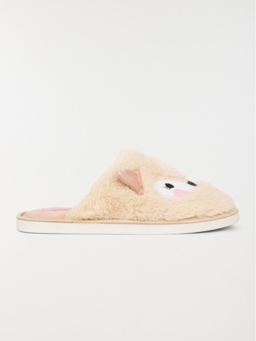 Chausson faon beige (36-41)