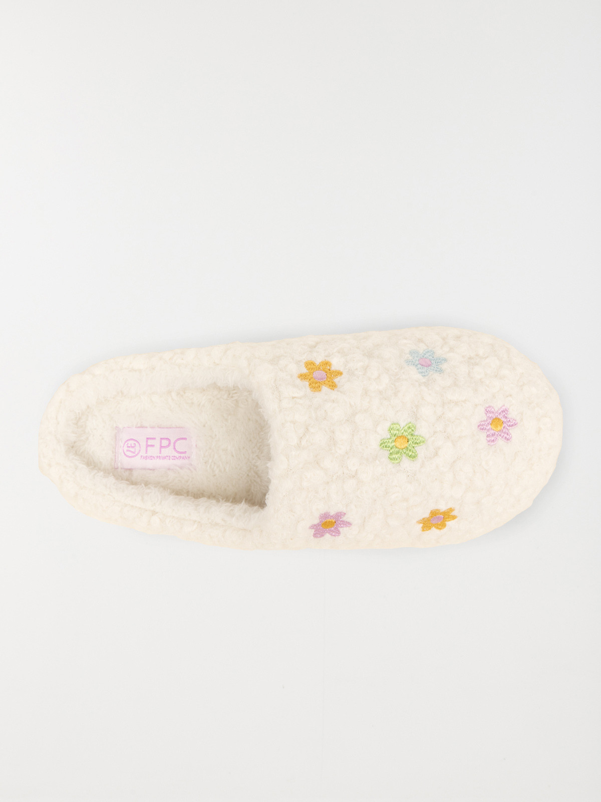 Chausson fleurs brodées femme (36-41) Chausson fleurs brodées femme (36-41)