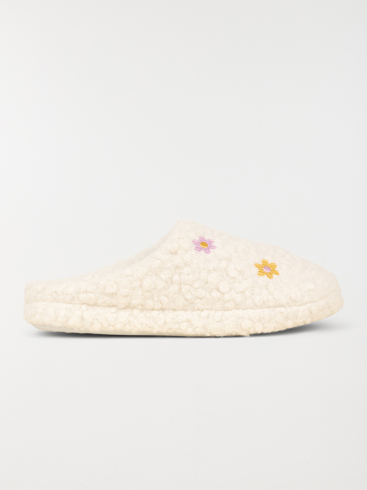 Chausson fleurs brodées femme (36-41)