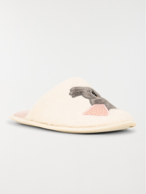 Chausson motif koala femme...