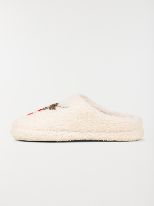 Chausson motif renne femme...