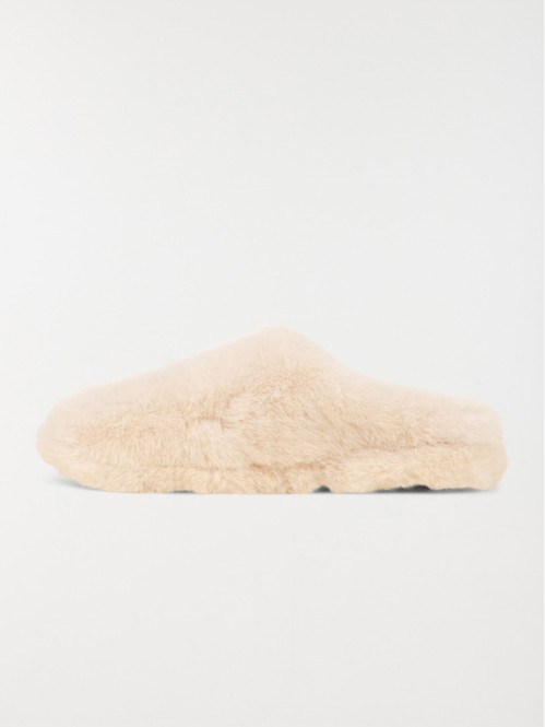 Chaussons tout doux beige...