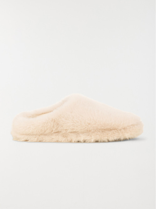 Chaussons tout doux beige...