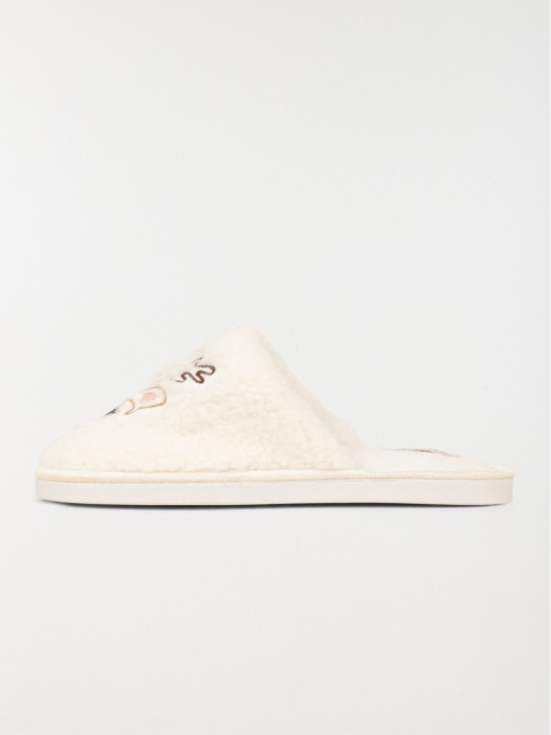 Chausson mule cerf femme...