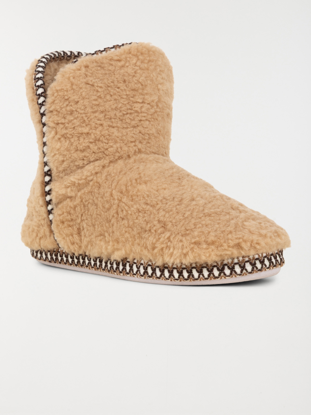 Chausson botte femme camel (36-41)