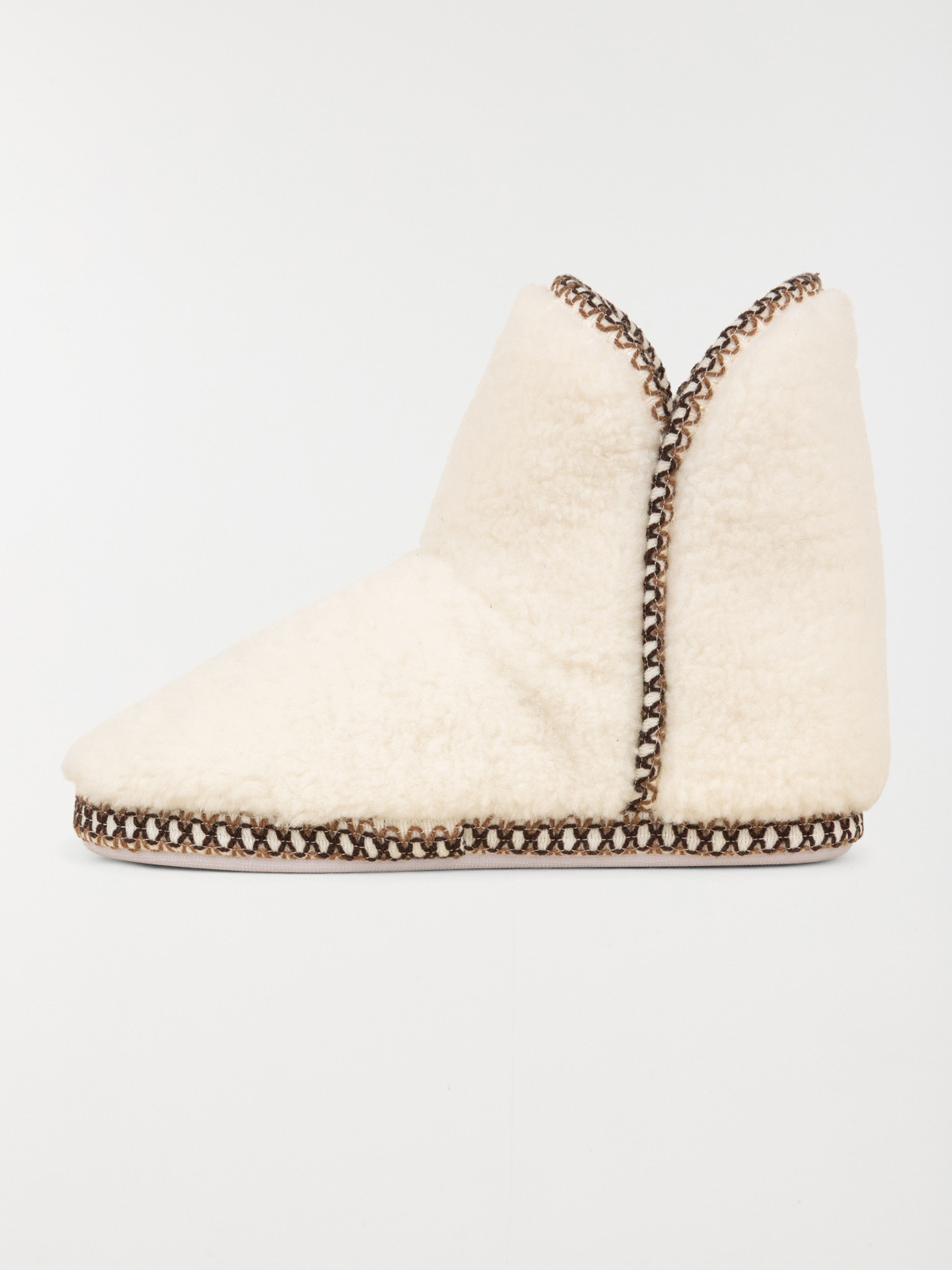 Chausson botte femme écru (36-41) Chausson botte femme écru (36-41)