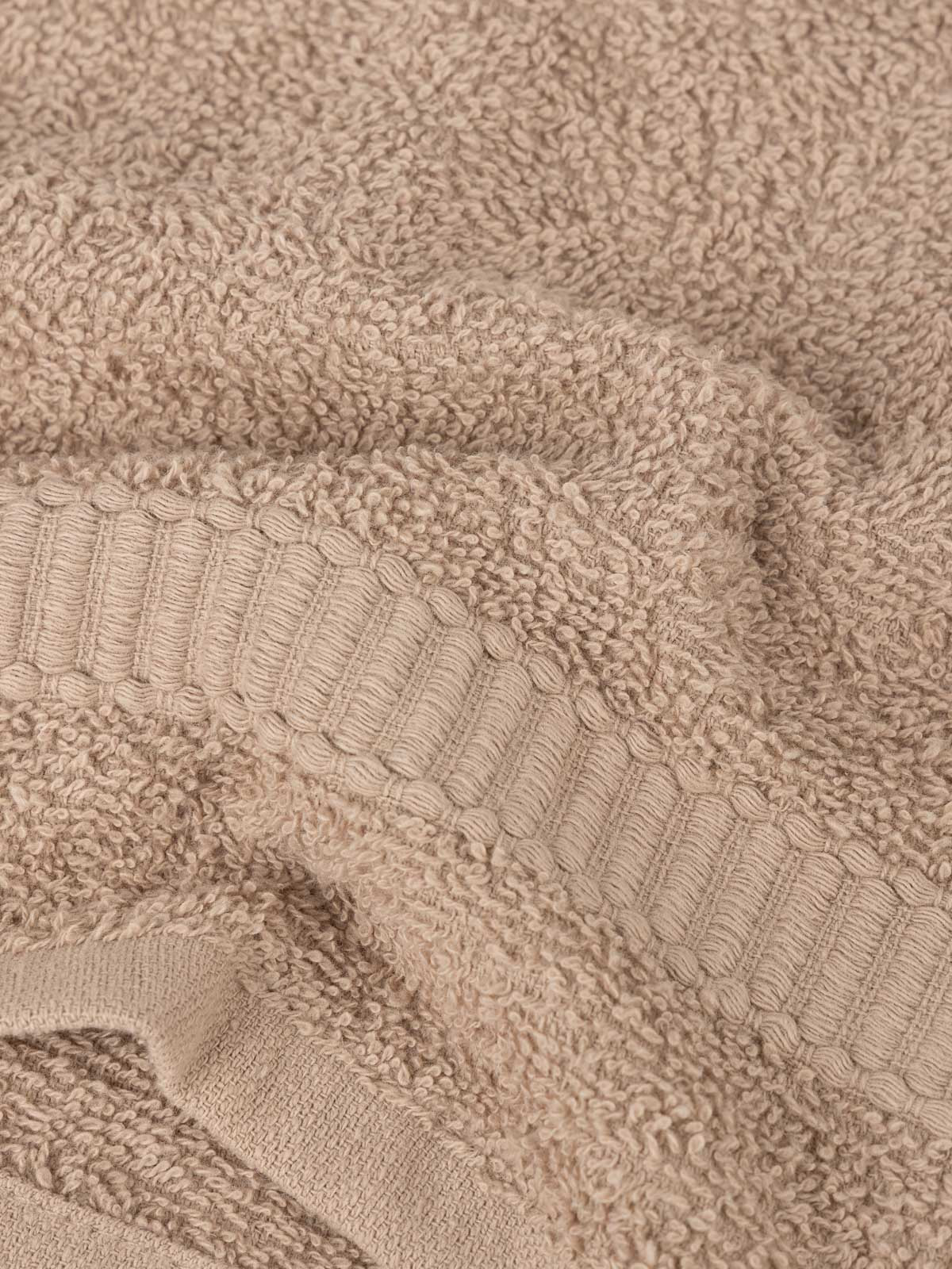 Lot gants de toilette taupe 15 x 21 cm Lot gants de toilette taupe 15 x 21 cm